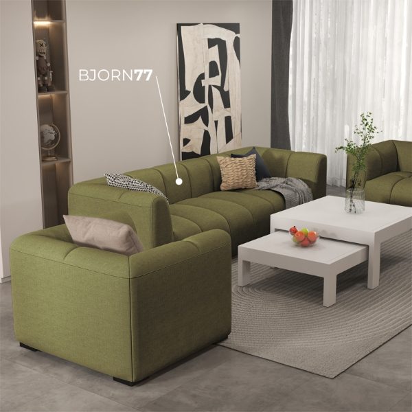 Chelsea 4-Seater Sofa Set - 1x Chair, 1x 3-Seater Sofa