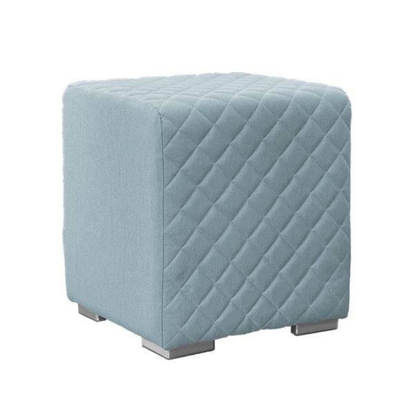 Quilted Outdoor Pouf