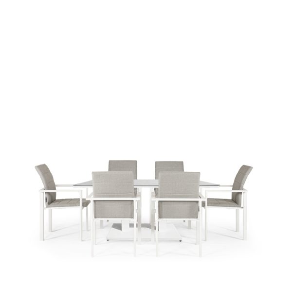 Rising & Arabian 6 Seat Rectangular Dining Set with 150 x 90cm table