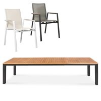 Venus & Aspen 10 Seat Dining Set with Extendable 310cm Table