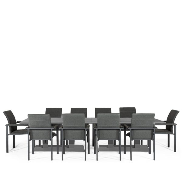 Rising & Arabian 10 Seat Rectangular Dining Set with x2 150 x 90cm tables