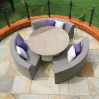 Sphere & Sahara 6 Seat Round Dining Set CLR