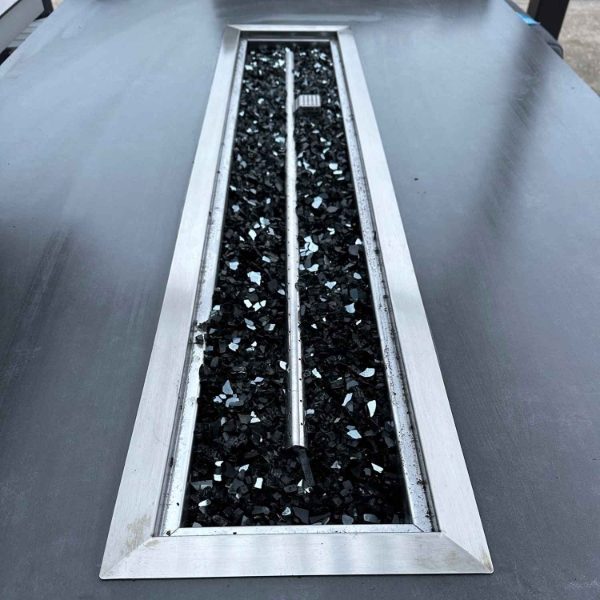 Burner / Crushed Glass for Flame Table 200x100cm