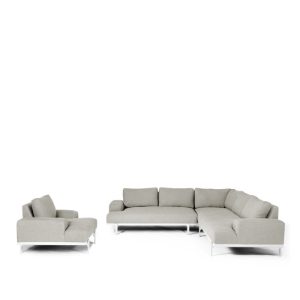 Chill 6 Seater Corner Sofa Set with Armchair