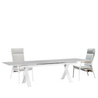 Linear & Gravity 10 Seat Dining Set with Extendable 300cm Table