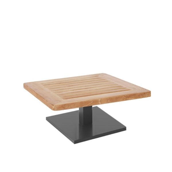 Rising 90 x 90cm Table with Teak Top CLR