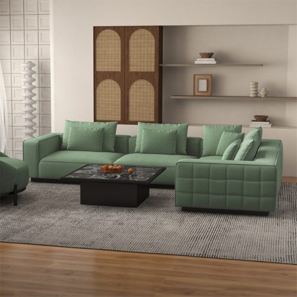 Belgravia 7 Seater Corner Sofa Set - 1x Left, 1x Right, 1x Corner, 2x Middles