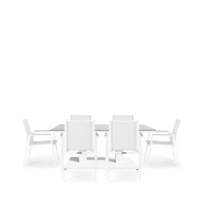 Rising & Aspen 6 Seat Rectangular Dining Set with 150 x 90cm table