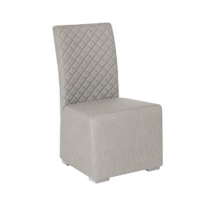 Klos Dining Chair - Silver/Stone Natte