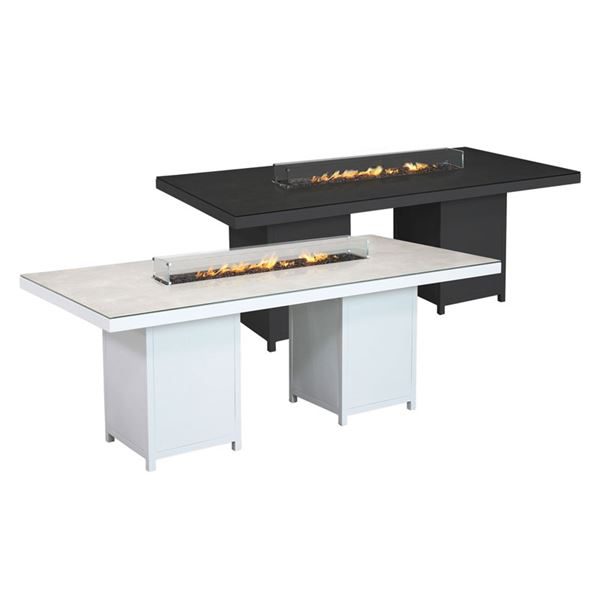 Flame Rectangular Fire Table
