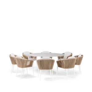 Sphere & Moon 8 Seat Round Dining Set with 160cmØ Table