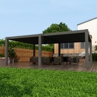 Emperor Pergola Frame 7.2m x 3.6m (Heavy Duty 13.6cm Legs)