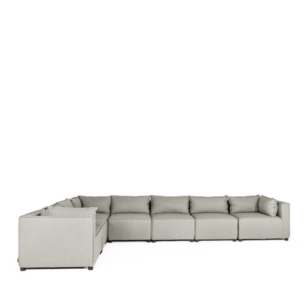 Cozy 7 Seater Sofa Set - 3 Corners, 4 Middles