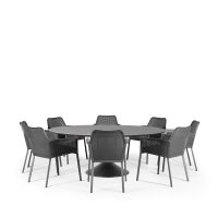 Sphere & Matrix 8 Seat Round Dining Set with 160cmØ Table