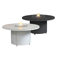 Flame Round Fire Table