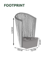 Tower Chair - Silver