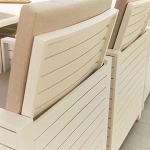 Tomorrow Cube Dining Chair - White/Stone