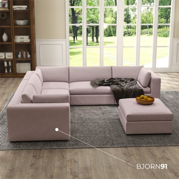 Knightsbridge 4 Seater Sofa Set - 2x Corners, 2x Middles