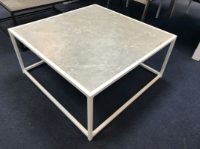 Coast Coffee Table 84cm White/Stone CLR