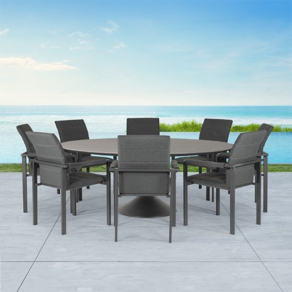 Sphere & Arabian 8 Seat Round Dining Set with 160cmØ Table