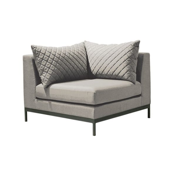 Arctic 2 Seater Sofa - Charcoal/Stone Natte