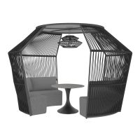 Atmosphere Pod with Sphere Table 90cm
