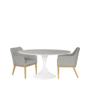 Sphere & Chequers 8 Seat Round Dining Set with 160cm Table