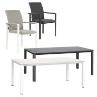 Apollo & Arabian 6 Seat Rectangular Dining Table with 180 x 90cm Table