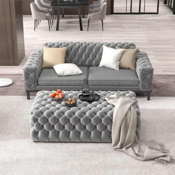 Pimlico 4-Seater Sofa Set - 1x Chair, 1x 2-Seater Sofa, 1x Ottoman