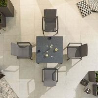 Rising & Aspen 4 Seat Square Dining Set with 90 x 90cm Table