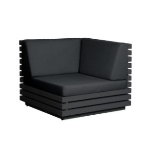 Tomorrow Corner Sofa with Charcoal Frame CLR