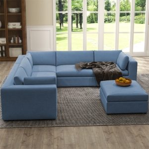 Knightsbridge 5 Seater Sofa Set - 2x Corners, 3x Middles NEA86