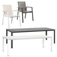 Apollo & Aspen 8 Seat Rectangular Dining Set with 240 x 100cm Table