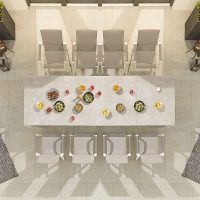 Pacific & Ocean 8 Seat Rectangular Dining Set with 300cm Table