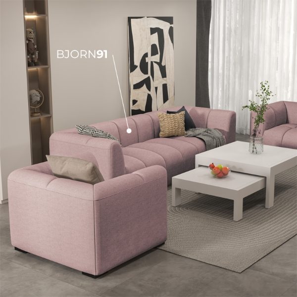 Chelsea 4-Seater Sofa Set - 1x Chair, 1x 3-Seater Sofa