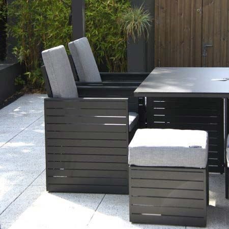Tomorrow Cube Dining Chair - Charcoal/Slate