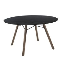 Amalfi & Narda 4 Seat Dining Set with 120cm Table - Charcoal 