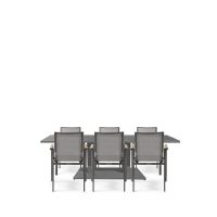 Phoenix & Aspen 6 Seat Rectangular Dining Set with 200 x 90cm Table