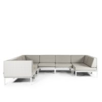 Excel 7 Seater Corner Sofa Set - 3 Corners, 4 Middles