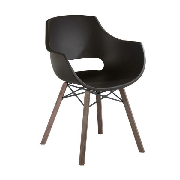 Veneto & Benna Foldable 2 Seat Round Dining Set with 69cm Table - Black