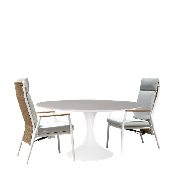 Sphere & Gravity 6 Seat Round Dining Set with 160cmØ Table