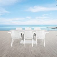 Phoenix & Matrix 6 Seat Rectangular Dining Set with 200 x 90cm Table