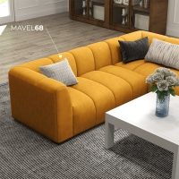 Chelsea 6-Seater Chaise Lounge Sofa - 1x Chair, 1x 3-Seater, 1x Chaise Lounge