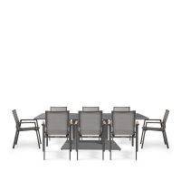 Phoenix & Aspen 8 Seat Rectangular Dining Set with 200 x 90cm Table