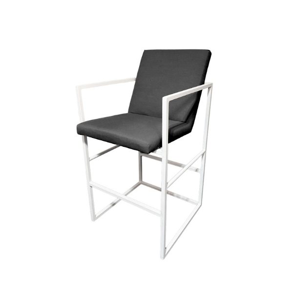 Cali Bar Chair White/Charcoal 2020