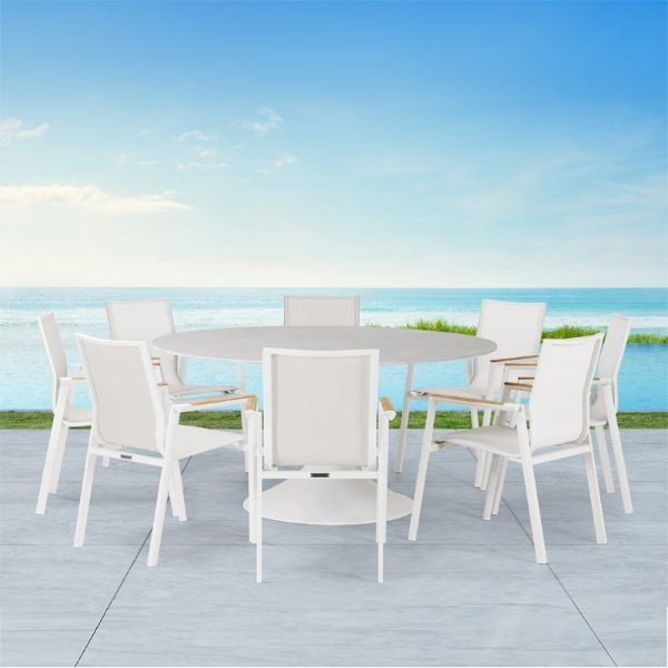 Sphere & Aspen 8 Seat Round Dining Set with 160cmØ Table