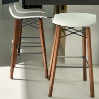 Sicily Bar Stool - White CLR