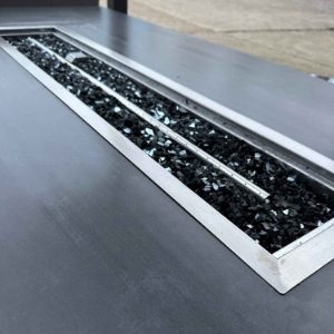 Burner / Crushed Glass for Flame Table 200x100cm CLR