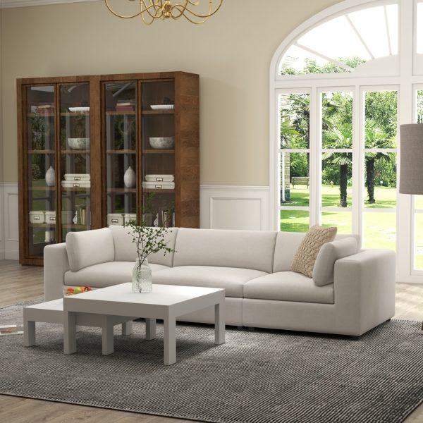 Knightsbridge 4 Seater Sofa Set - 2x Corners, 3x Middles