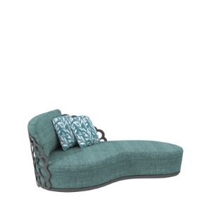 Queen Small Sofa Charcoal/Aegean (In Stock)